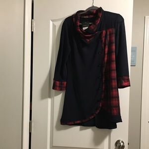 NWT cute plaid sweater